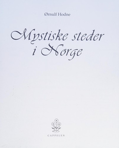 Cover of Mystiske steder i Norge