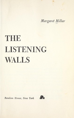 Cover of The listening walls