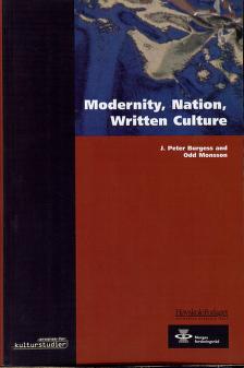 Cover of Modernity, nation, written culture