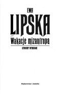 Cover of Wakacje mizantropa