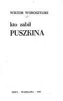 Cover of Kto zabił Puszkina