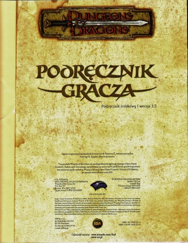 Cover of Podre ·cznik gracza
