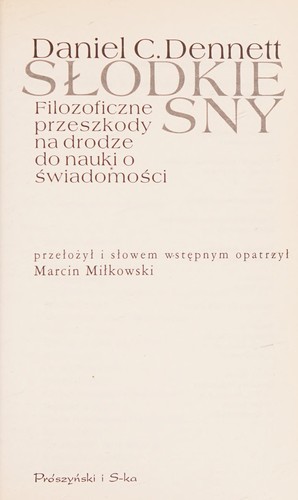 Cover of Słodkie sny