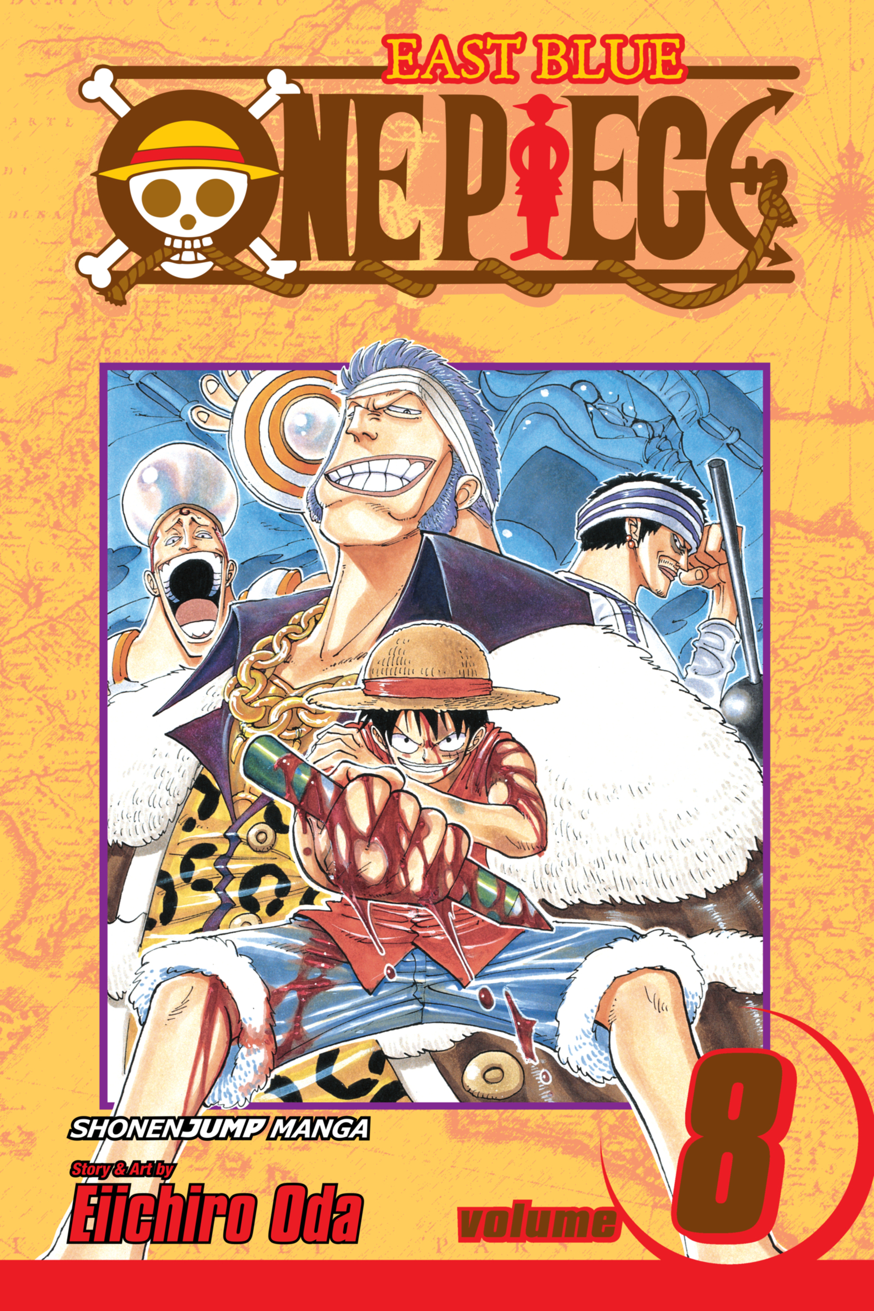 Cover of One Piece, Vol. 8: I Won’t Die