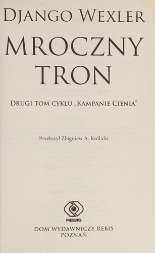 Cover of Mroczny tron