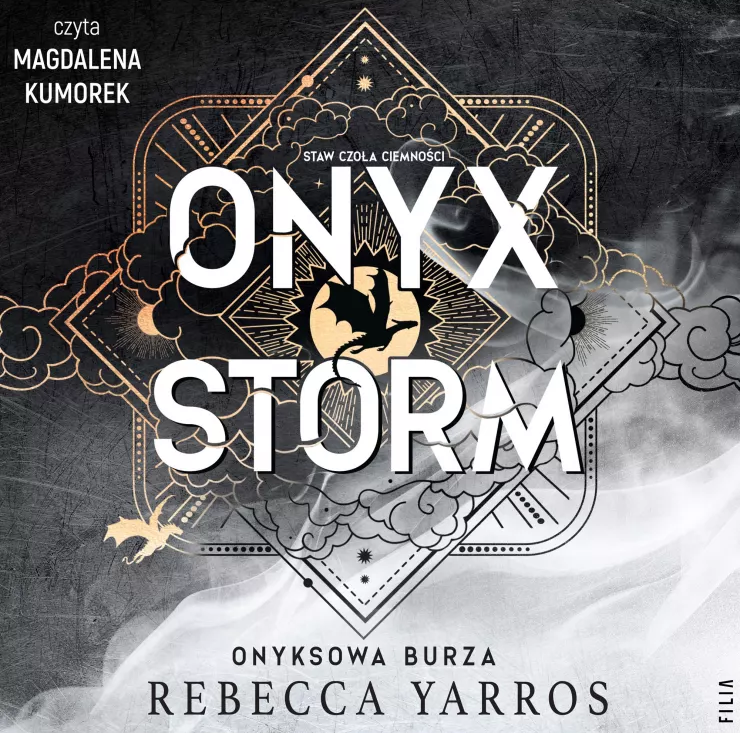 Cover of Onyx Storm. Onyksowa burza