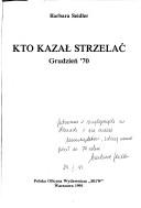 Cover of Kto kazał strzelać