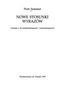 Cover of Nowe stosunki wyrazów