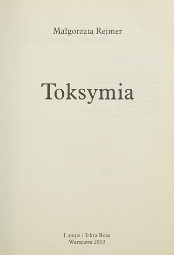 Cover of Toksymia