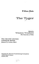 Cover of Tygrys i inne wiersze