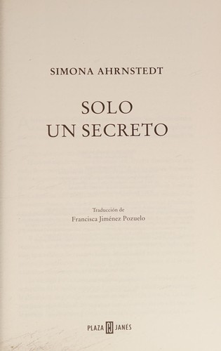 Cover of Solo un secreto / Falling