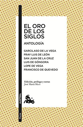 Cover of El oro de los siglos: Antología