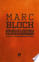 Cover of Apología de la historia o el oficio de historiador