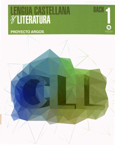 Cover of Lengua castellana y literatura 1 BACH