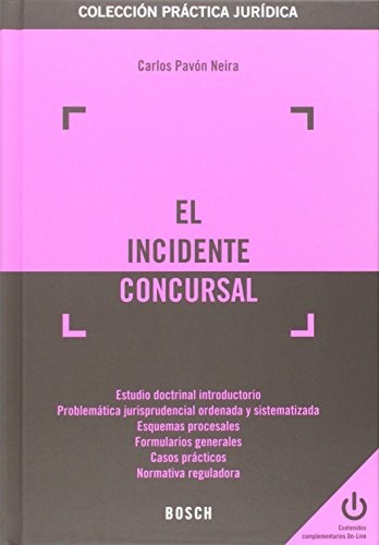 Cover of El incidente concursal