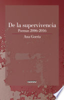 Cover of De la supervivencia