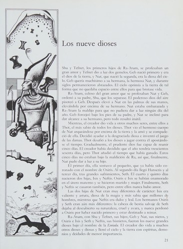 Cover of Dioses y faraones de la mitología egipcia