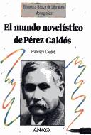 Cover of El mundo novelístico de Pérez Galdós