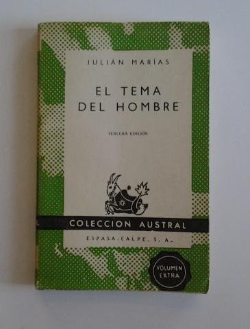 Cover of El tema del hombre