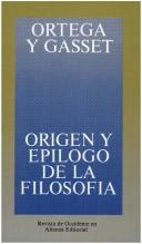 Cover of Origen y epílogo de la filosofía y otros ensayos de filosofía