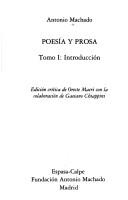Cover of Poesía y prosa