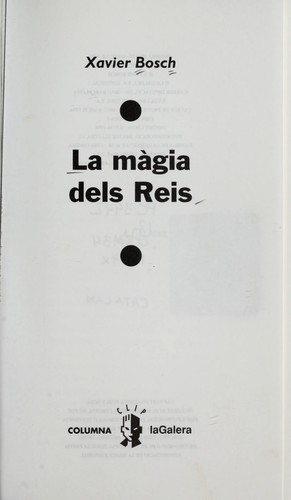 Cover of La ma gia dels reis