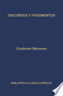 Cover of Oradores menores. Discursos y fragmentos