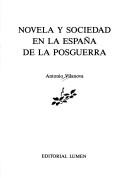 Cover of Novela y sociedad en la España de la posguerra