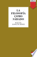 Cover of La filosofía como sábado