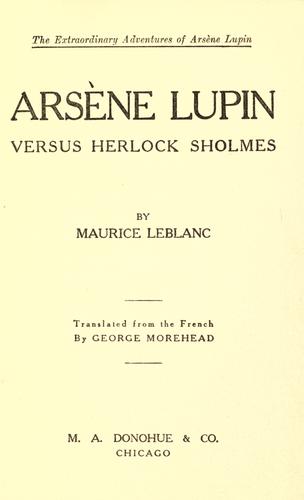 Cover of Arsène Lupin contre Herlock Sholmès