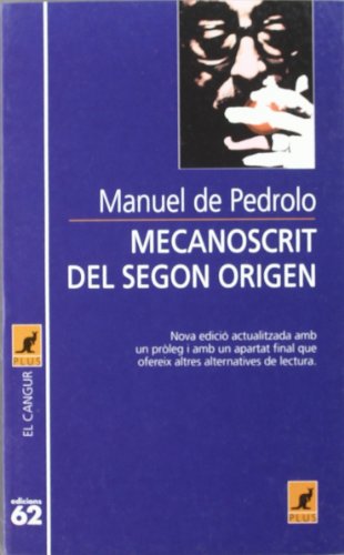 Cover of Mecanoscrit del segon origen