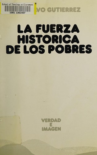 Cover of La fuerza histórica de los pobres
