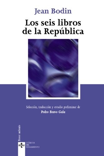 Cover of Los seis libros de la República