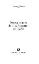 Cover of Nueva lectura de "La Regenta" de Clarín