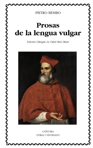 Cover of Prosas de la lengua vulgar