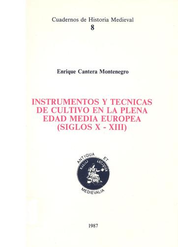 Cover of Instrumentos y tecnicas de cultivo en la plena edad media europea