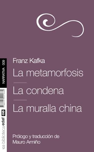 Cover of La metamorfosis. La condena. La muralla china