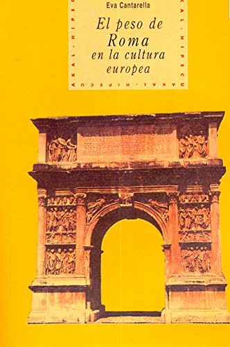Cover of El peso de Roma en la cultura europea