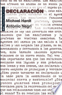 Cover of Declaración