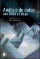 Cover of Análisis de datos con SPSS 13 Base
