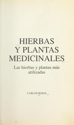 Cover of Hierbas y plantas medicinales