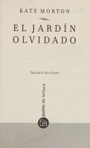 Cover of Jardín Olvidado