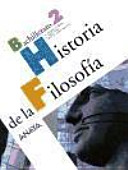 Cover of Historia de la Filosofía (Navarro Cordón).