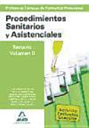 Cover of Cuerpo de profesores técnicos de formación profesional. Procedimientos sanitarios y asistenciales.Volumen ii