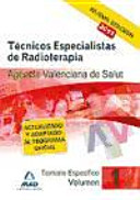 Cover of Técnicos especialistas de radioterapia de la agencia valenciana de salud. Temario específico. Volumen i