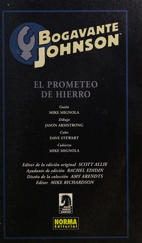 Cover of Bogavante Johnson 1 El prometeo de hierro / Lobster Johnson 1 The Iron Prometheus (Spanish Edition)