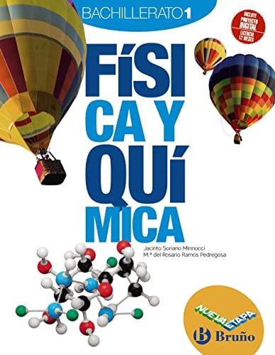 Cover of Física y Química 1 Bachillerato Nueva etapa Bruño
