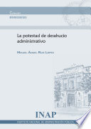 Cover of Potestad de desahucio administrativo