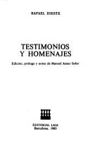 Cover of Testimonios y homenajes