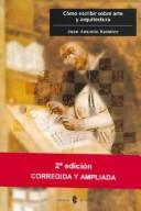 Cover of Como Escribir Sobre Arte y Arquitectura